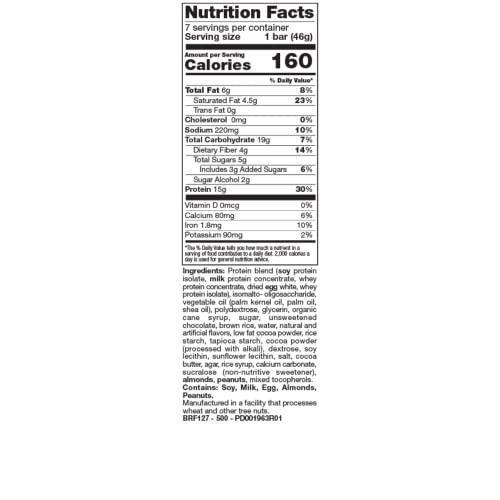 PROTIFIT PROTIFIT - Low Calorie Choc-A-Lot Chip Protein Bar 2 Pack, High Protein, 15g Protein, Low Carb, Low Sugar, Ideal Protein Compatible, 7 Servings Per Box, (2 Pack)