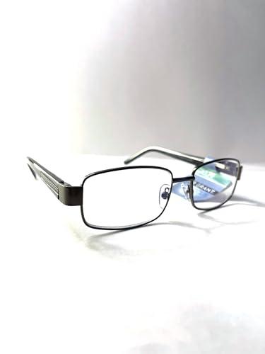 Foster Grant Foster Grant Multifocus Reading Glasses Wes Gunmetal Color +1.75