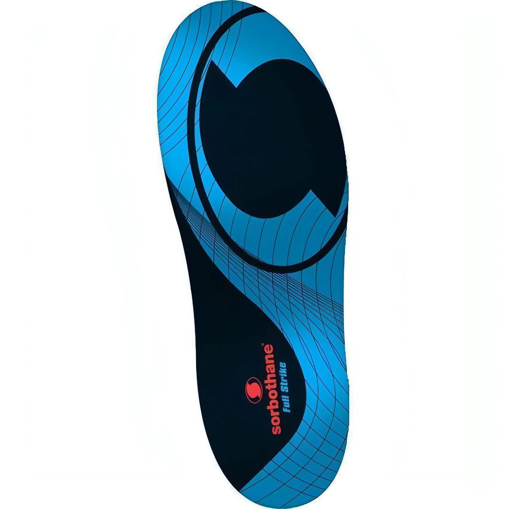 Sorbothane Sorbothane Full Strike Insoles, Lightweight, Shock Absorbing, and Flexible Insoles for Ideal Comfort and Performance, Suitable for All Sporting Footwear, Prevents Injuries, Knee Pain, and Shin Splints