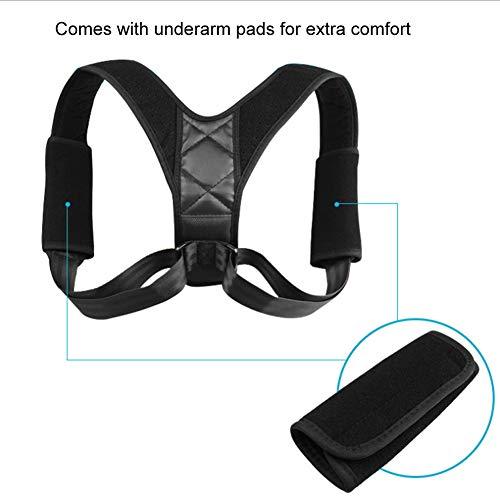 Scoteep Posture Corrector for Men and Women - Adjustable Back Brace - Back posture corrector for Clavicle Support and Providing Pain Relief