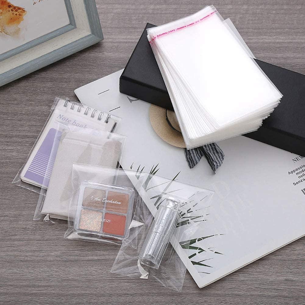 Easytle 2000 Pcs 2\'\' x 3\'\' Clear Resealable Cellophane Cello Bags Resealable Adhesive on Flap Self Sealing OPP Poly Bags Tiny Clear Bags Clear Plastic Poly Bags for Jewelry Candies Cookies Decorative