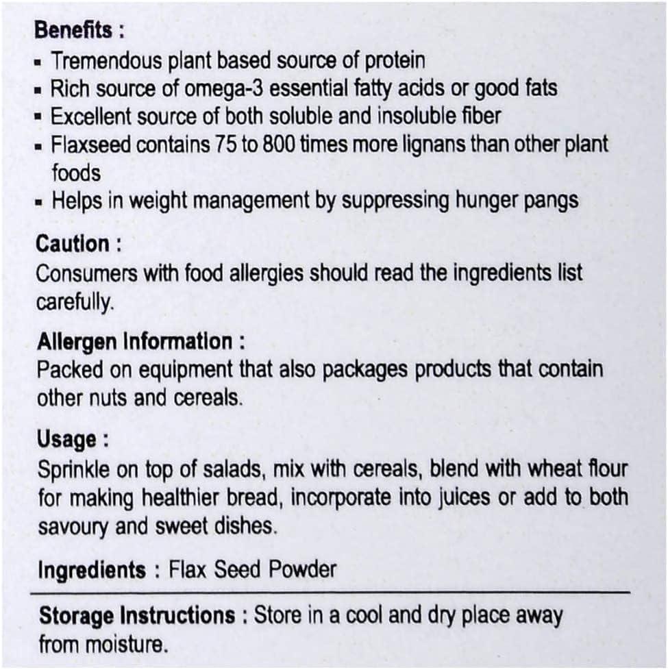 SENTA SENTA Flax Seed Powder, 1kg