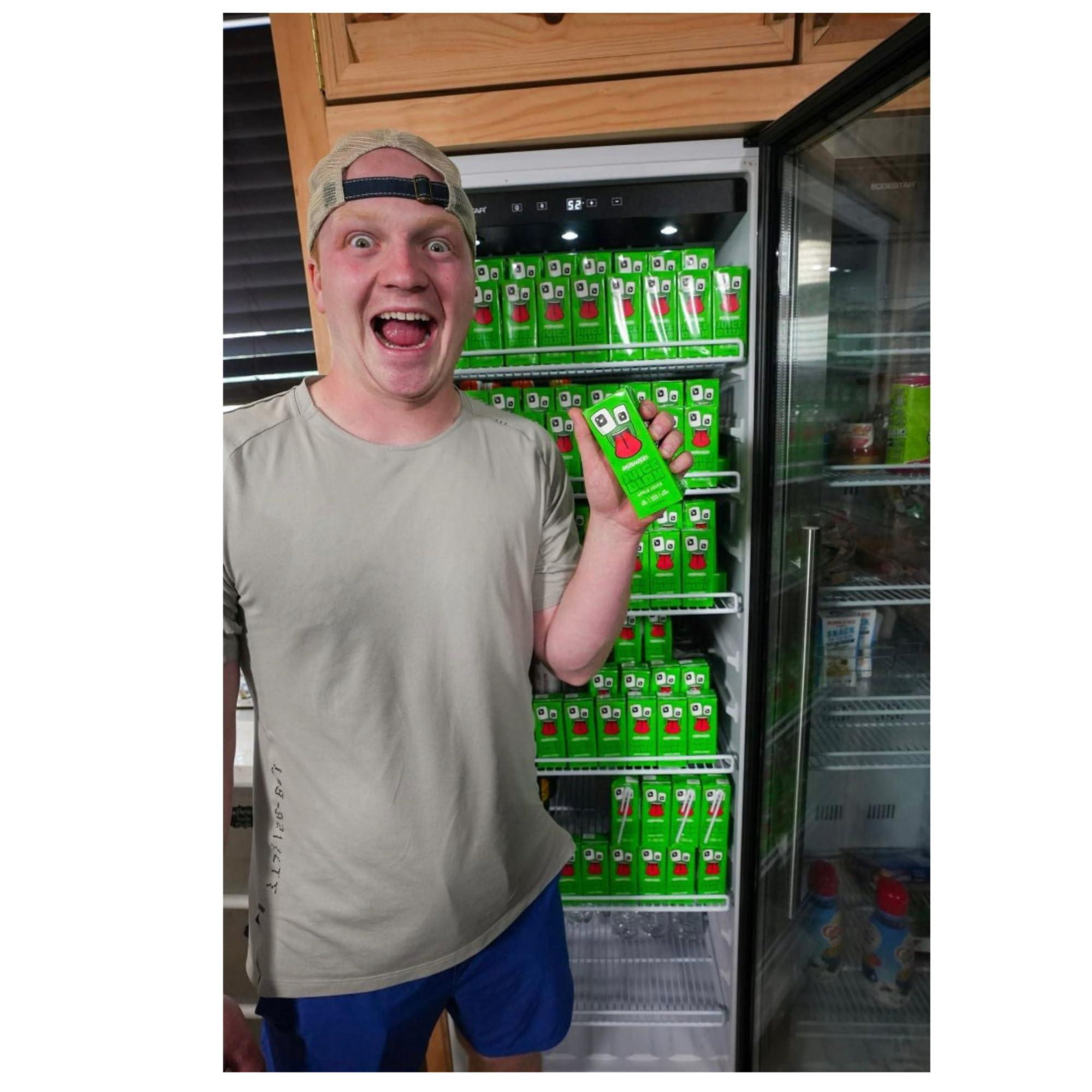 Generic Fruits Blox Mixed Fruit Snacks, 2 Boxes, 8 Count Each Box | Unspeakable| Total of 16 Apple Juice Boxes (Juice Blox Unspeakable)