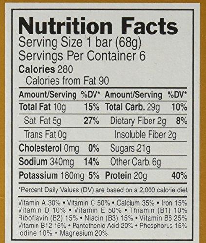 Clif Bar CLIF Chocolate Peanut Butter Builder Bar 6 Count, 14.4 OZ