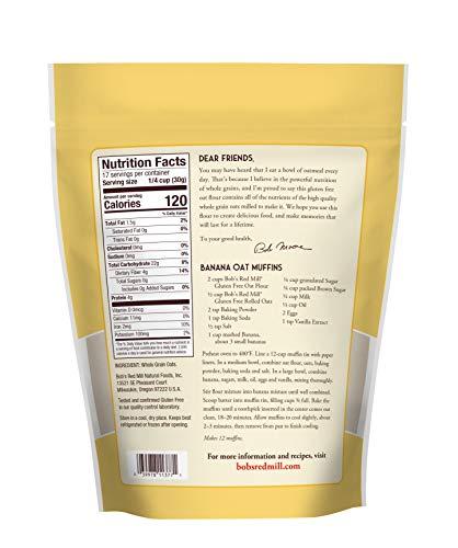 Bob's Red Mill Bob's Red Mill Gluten Free Oat Flour, 18-ounce (Count of 4) Pack of 1