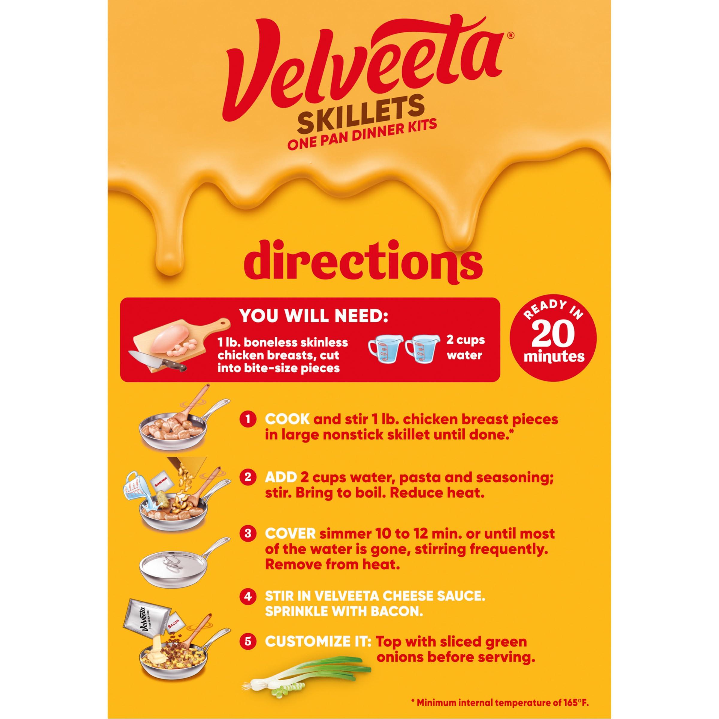 Velveeta Velveeta Skillets Chicken Bacon Ranch One Pan Dinner Kit, 11.5 oz Box