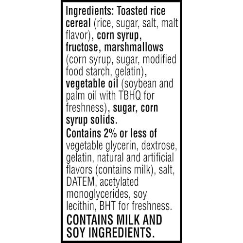 RICE KRISPIES TREATS Rice Krispies Treats Homestyle Crispy Marshmallow Squares, Kids Snacks, Cereal Bars, Original, 6.98oz Box (6 Bars)