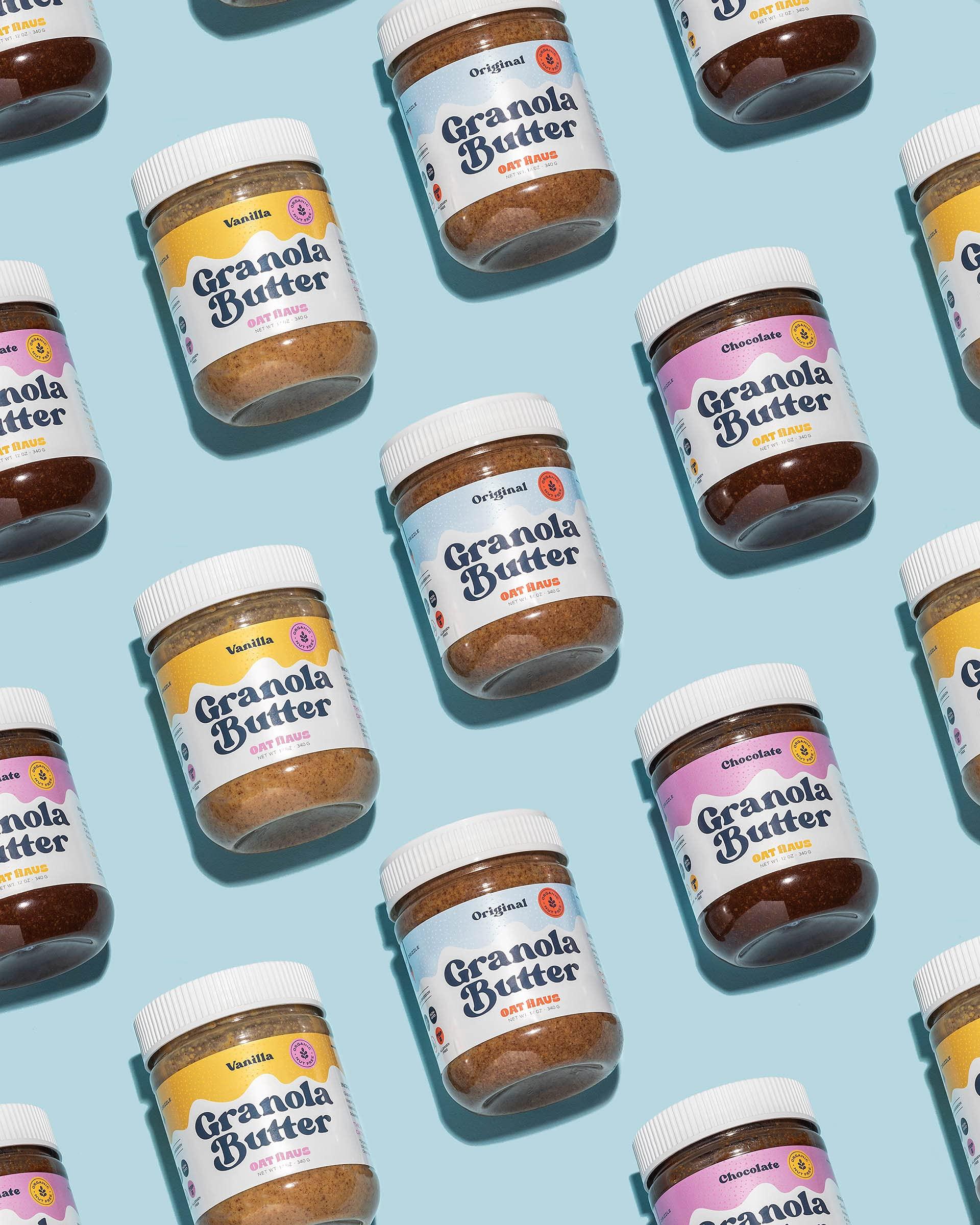 KWEEN Oat Haus Organic Original Granola Butter | Peanut-free, Almond (Tree-Nut) Free, & School-Safe (Top 8 Allergen Free) | Sunflower Seed & Cookie Butter Alternative | 12 oz (Pack of 3)