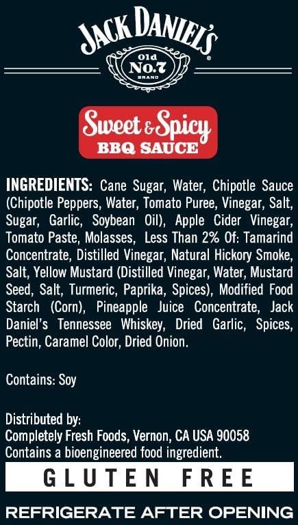 Jack Daniel's Jack Daniels, Barbeque Sauce Sweet & Spicy, 19.5 Ounce