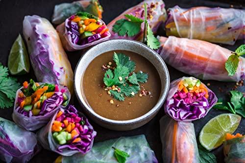 Sky Valley Sky Valley Thai Peanut Sauce - Gluten Free Peanut Sauce, Mild Heat, Authentic Flavor, Organic, Vegan, Non GMO, Gluten Free, Peanut Sauce for Spring Rolls- 14 Oz