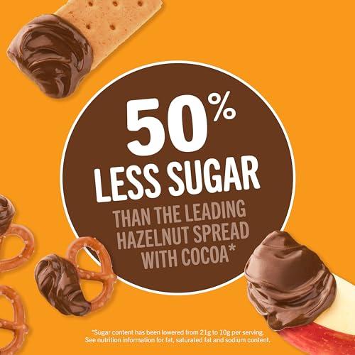 Jif Jif Peanut Butter & Chocolate To Go, 8 Count Cups (Pack of 6), Less Sugar, Thick & Creamy Texture