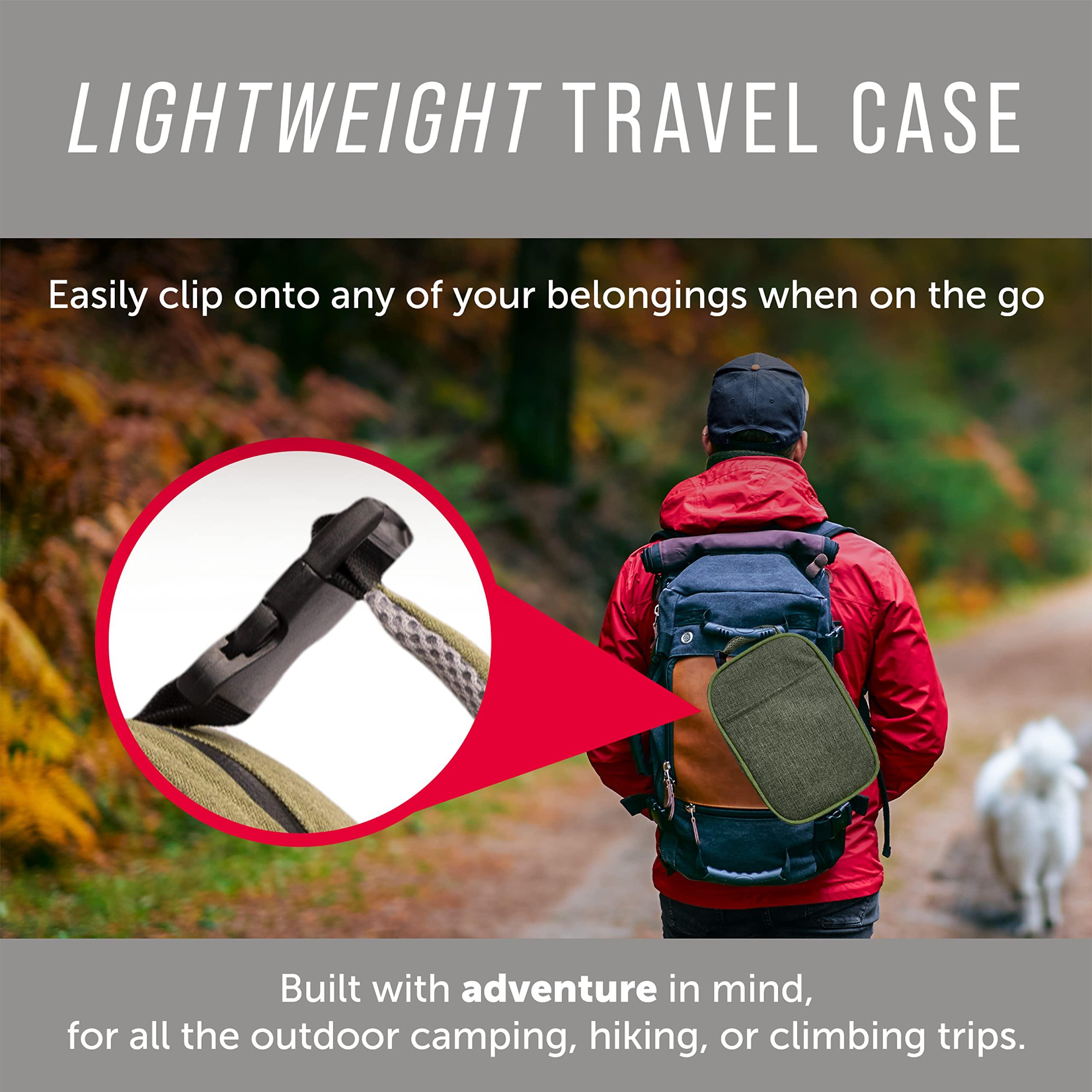 Maplefield Smell Proof Stash Box for Herbs and Spices - Smell Proof Bag with Grinder, Bags and Container - Take Your Stash With You - Odor Proof Container for Food - Smellproof Lockbox for Discreet Carrying