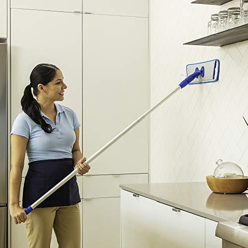 Microfiber Wholesale Cinch Mop - Microfiber Mop for Hardwood Floors - Flat Mops System for Wood, Tile, Laminate, Vinyl, 2 Wet Pads Refills, Reusable Micro Fiber Mopping Heads