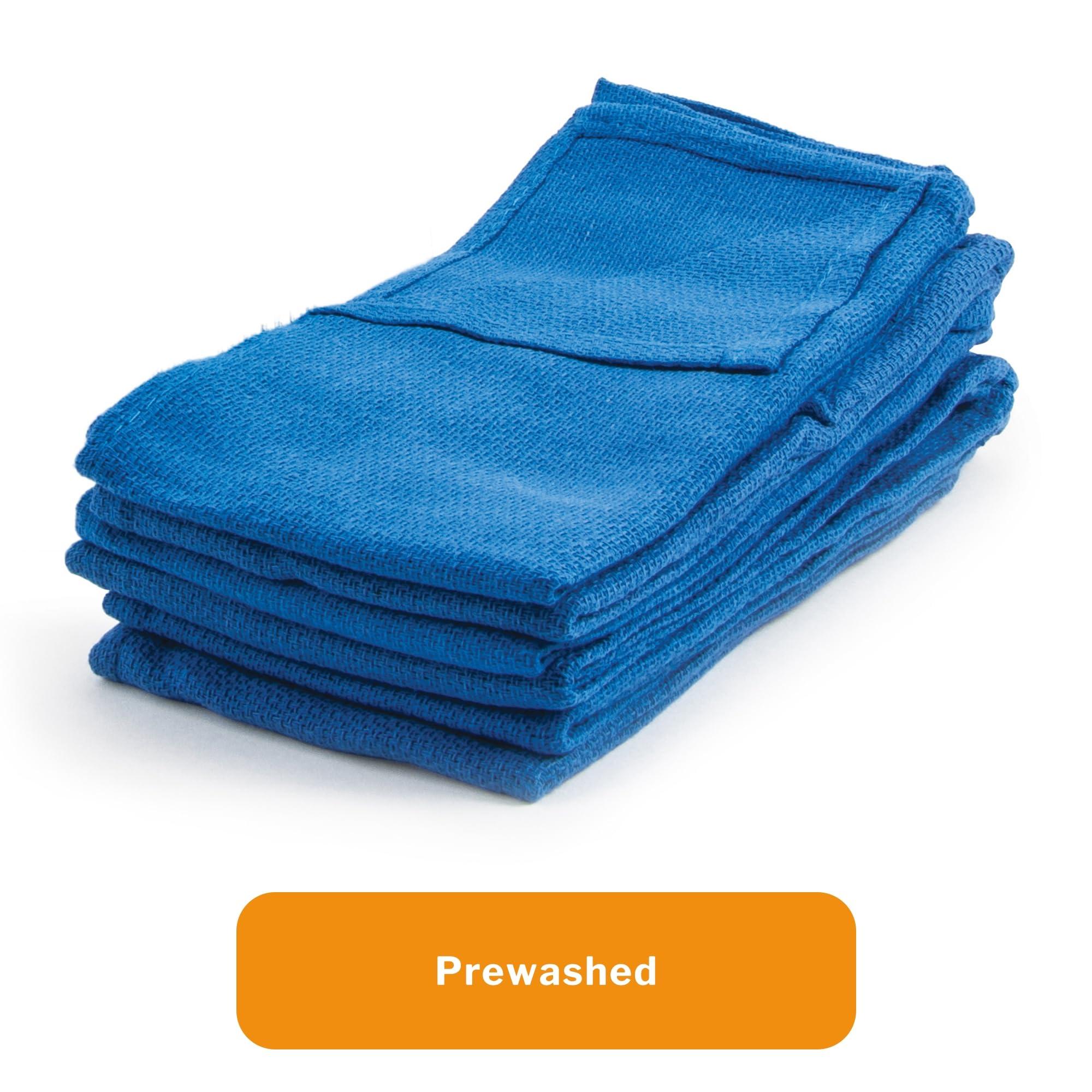 McKesson McKesson Operating Room Towels, Sterile, Disposable, Pre-Washed, Blue, 17 in x 27 in, 4 Towels per Pack