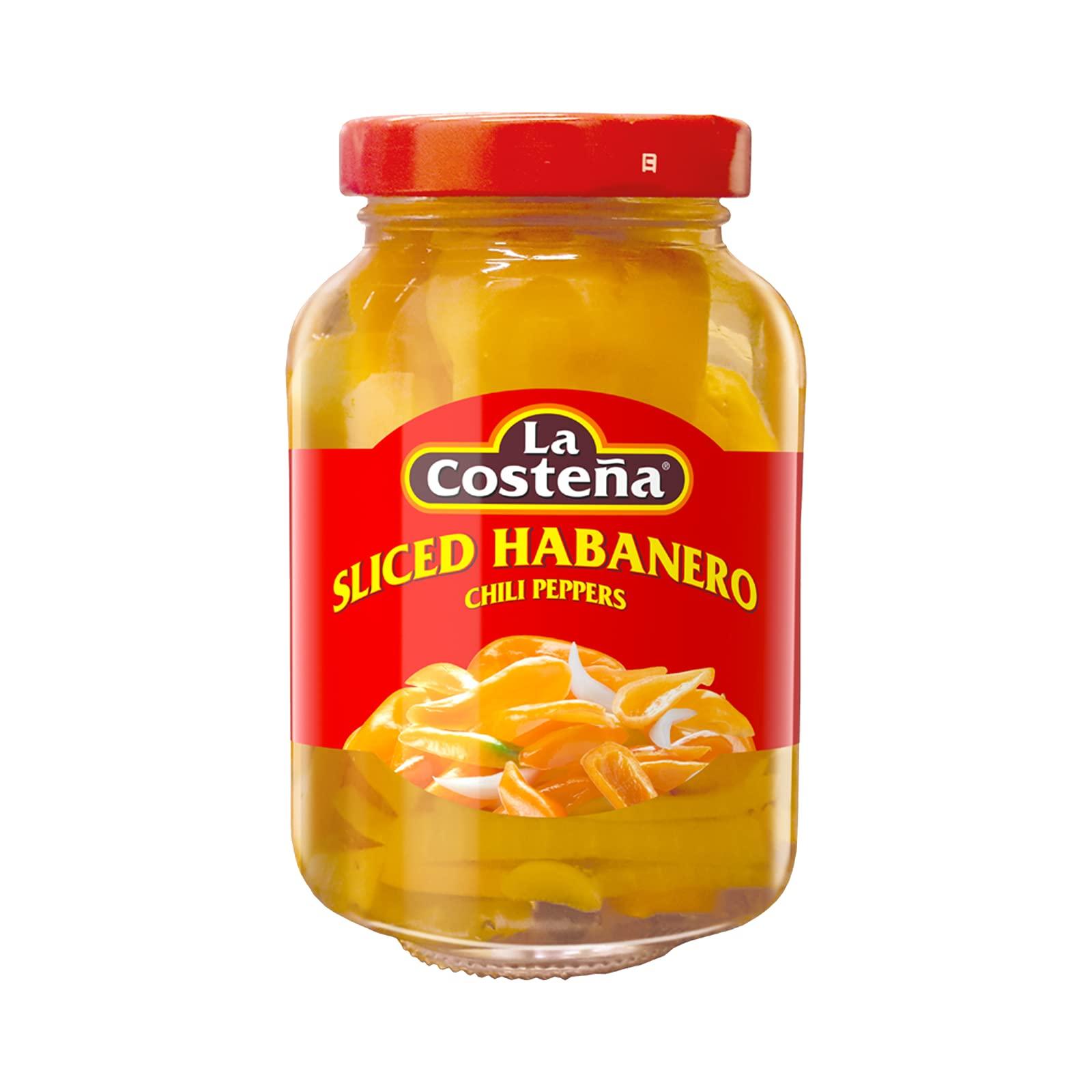 La Costeña La Costea Sliced Habanero Peppers 7.4 oz (4-Pack)