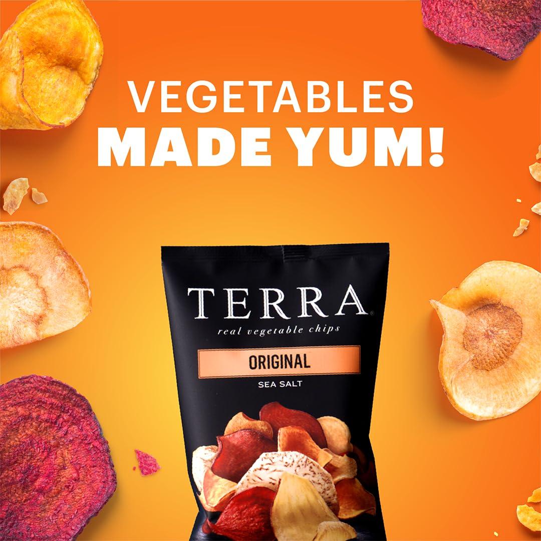 Terra Terra Original Sea Salt Real Vegetable Chips, 5 oz (Pack of 6)