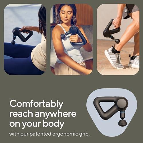 TheraGun TheraGun Prime Quiet Deep Tissue Therapy Massage Gun - Bluetooth Enabled, Electric Percussion Massage Gun & Personal Massager for Pain Relief in Neck, Back, Leg, Shoulder and Body (Black - 5th Gen)