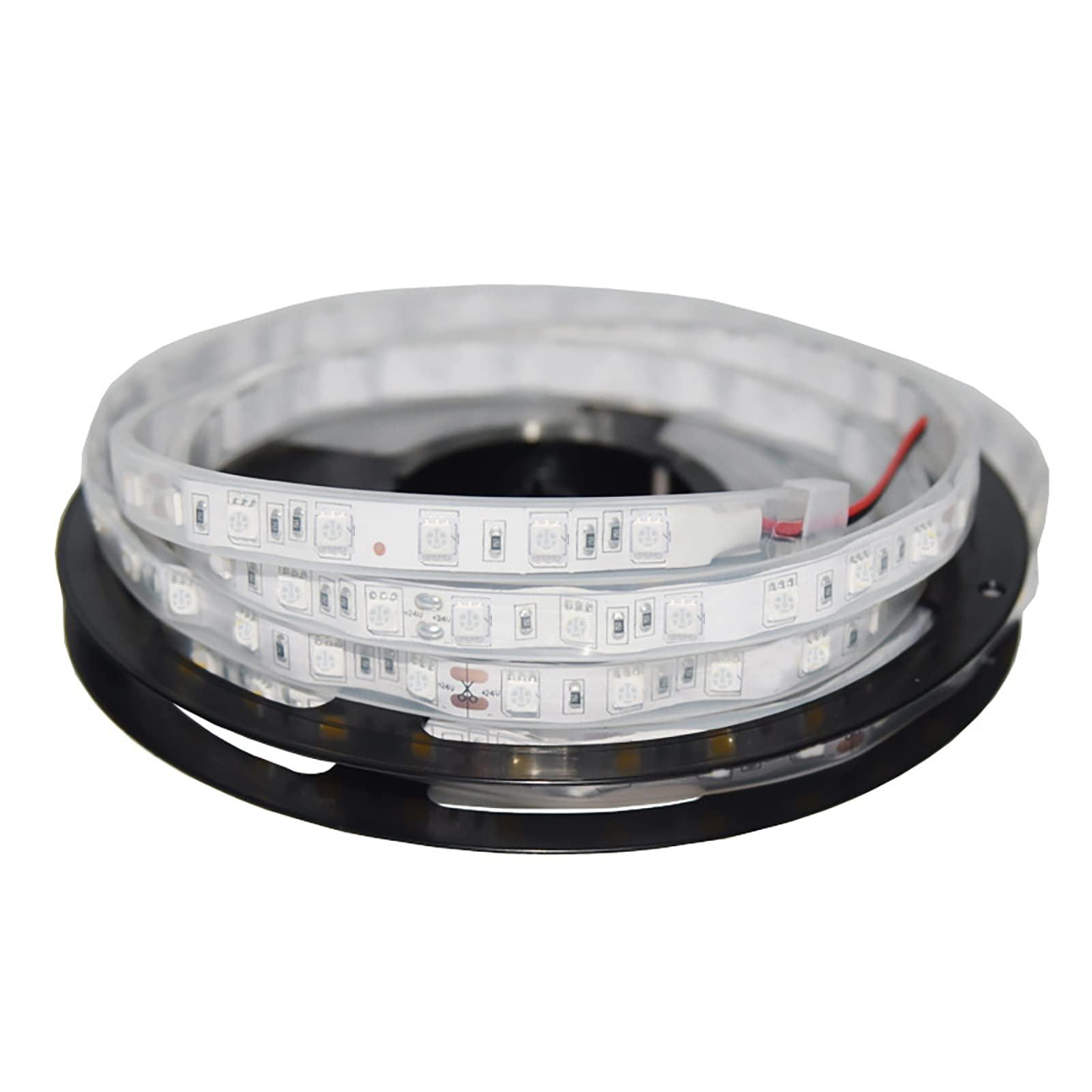 ANSUNTRON ANSUNTRON Near Infrared Light 660nm, 12V Flexible IR LED Strip Light 5050-300LEDs for NIR Red Light Therapy Lamps, 16.4FT-Waterproof