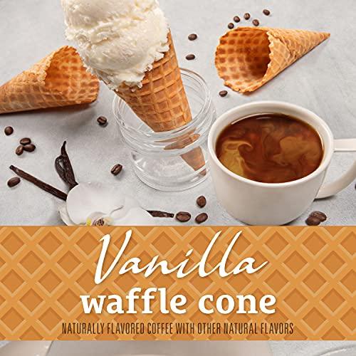 Community Coffee Community Coffee Vanilla Waffle Cone Coffee Pods, Ice Cream Flavored, Compatible with Keurig 2.0 K-Cup Brewers, 10 Count (Pack of 6)