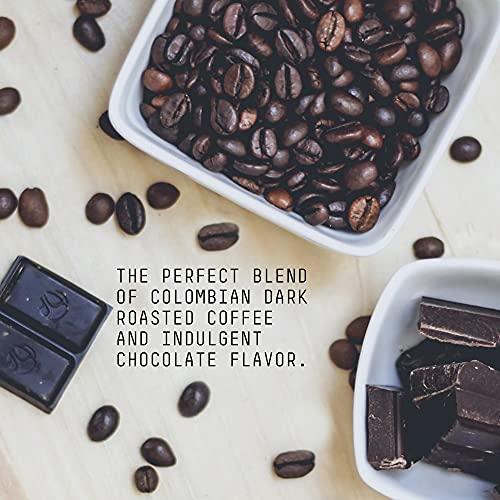 STONE STREET COFFEE COMPANY Stone Street Cold Brew Flavored Coffee, Natural Chocolate Flavor, Low Acid, 100% Colombian, Gourmet Coffee, Coarse Ground, Dark Roast, 1 LB