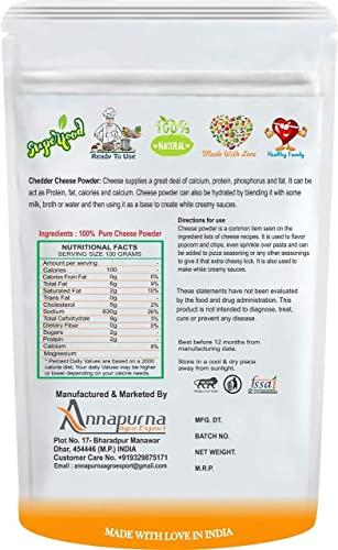 BETT BETT B Naturall Cheddar Cheese Powder | Cheese Powder for Popcorn - 100 GM by B Naturall