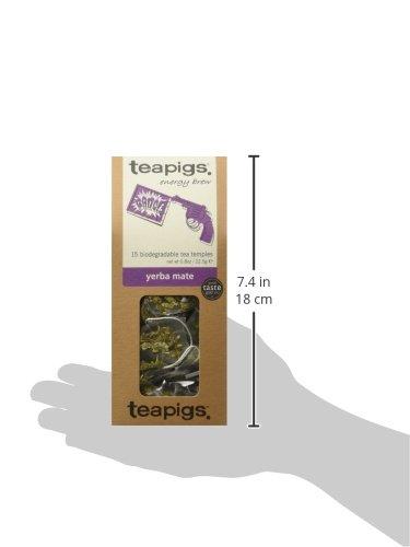 teapigs teapigs Yerba Mate Tea, 15 Count (Pack of 6)