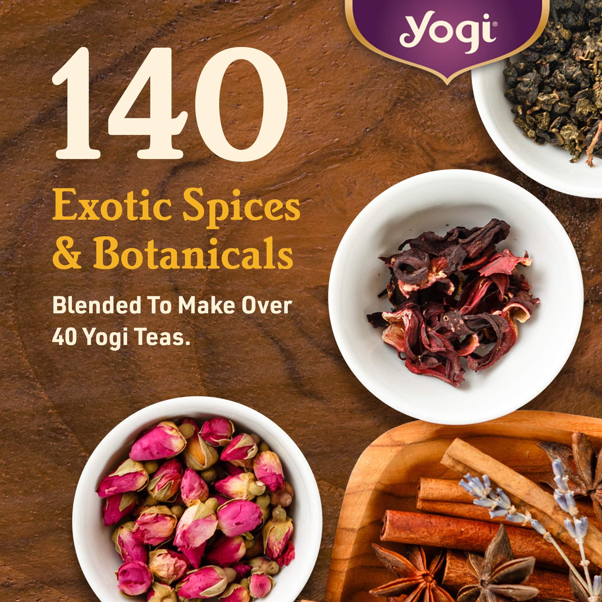 Yogi Yogi Tea Egyptian Licorice Tea - 16 Tea Bags per Pack (4 Packs) - Organic Licorice Tea Bags - Includes Licorice Root, Cinnamon Bark, Orange Peel, Ginger Root, Cardamom Pod & More