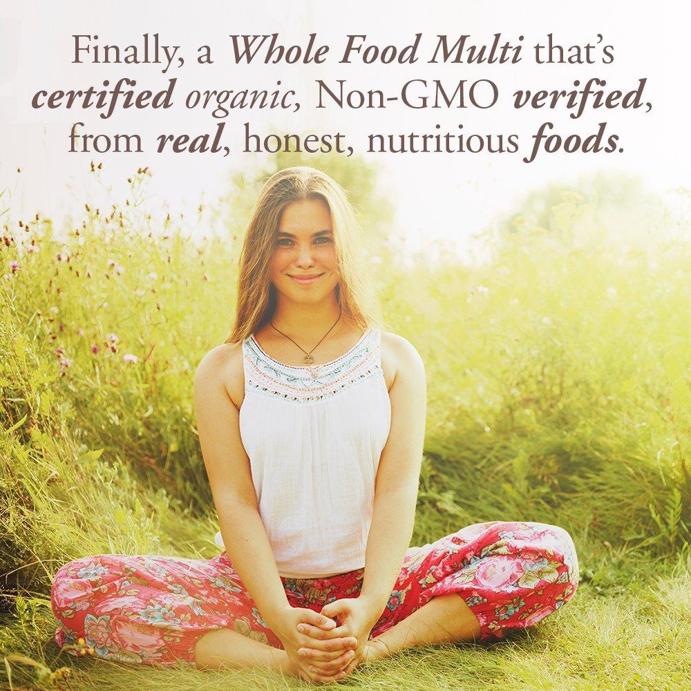 Garden of Life Garden of Life Organics Organic Multivitamin for Women - Womens Multi with Vitamin C, D, Folate, B6, B12, Biotin, Iron, Vegan Whole Food Vitamins for Women, Energy, Skin, Nails, 60 Tablets