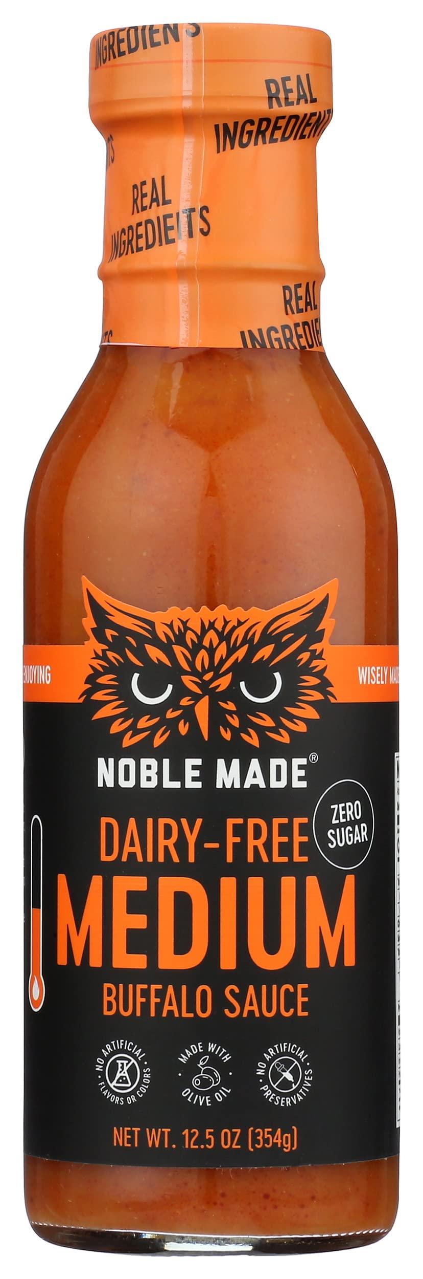 The New Primal The New Primal Medium Buffalo Dipping and Wing Sauce, Gluten Free, 12.5 Fluid Ounce (Pack of 6)