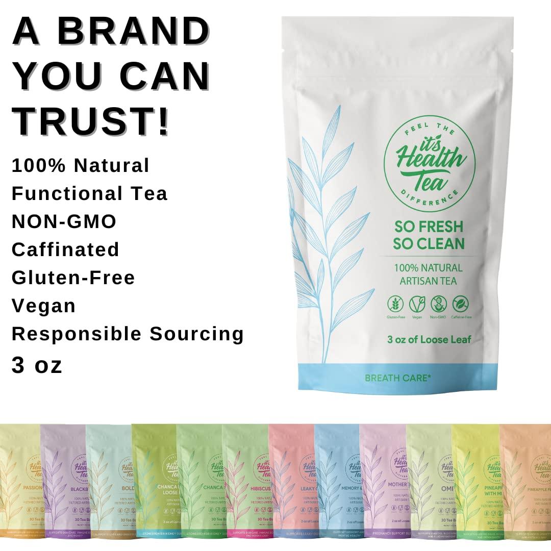 Its Health Tea Freshen Your Breath Naturally with So Fresh, So Clean Herbal Tea - Helps Fight Off Bad Breath Through Oral and Gut Health (35 TEA BAGS INCLUDED)