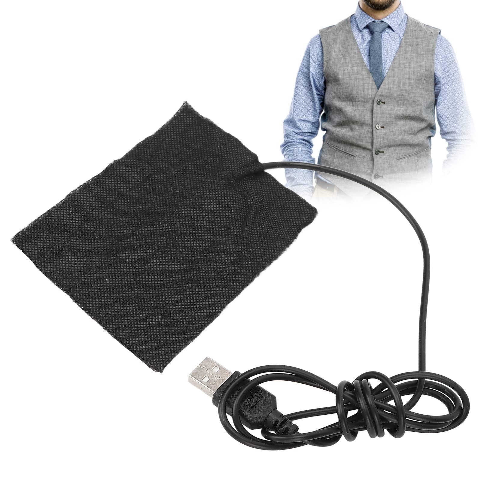 Pilipane USB Electric Cloth Heater, Electric Heating Pads, USB Heating Pad for Coat, Multifunctional Electric Heating for Clothes Seat Pet Warmer Back, Neck and Shoulder Pain Relief