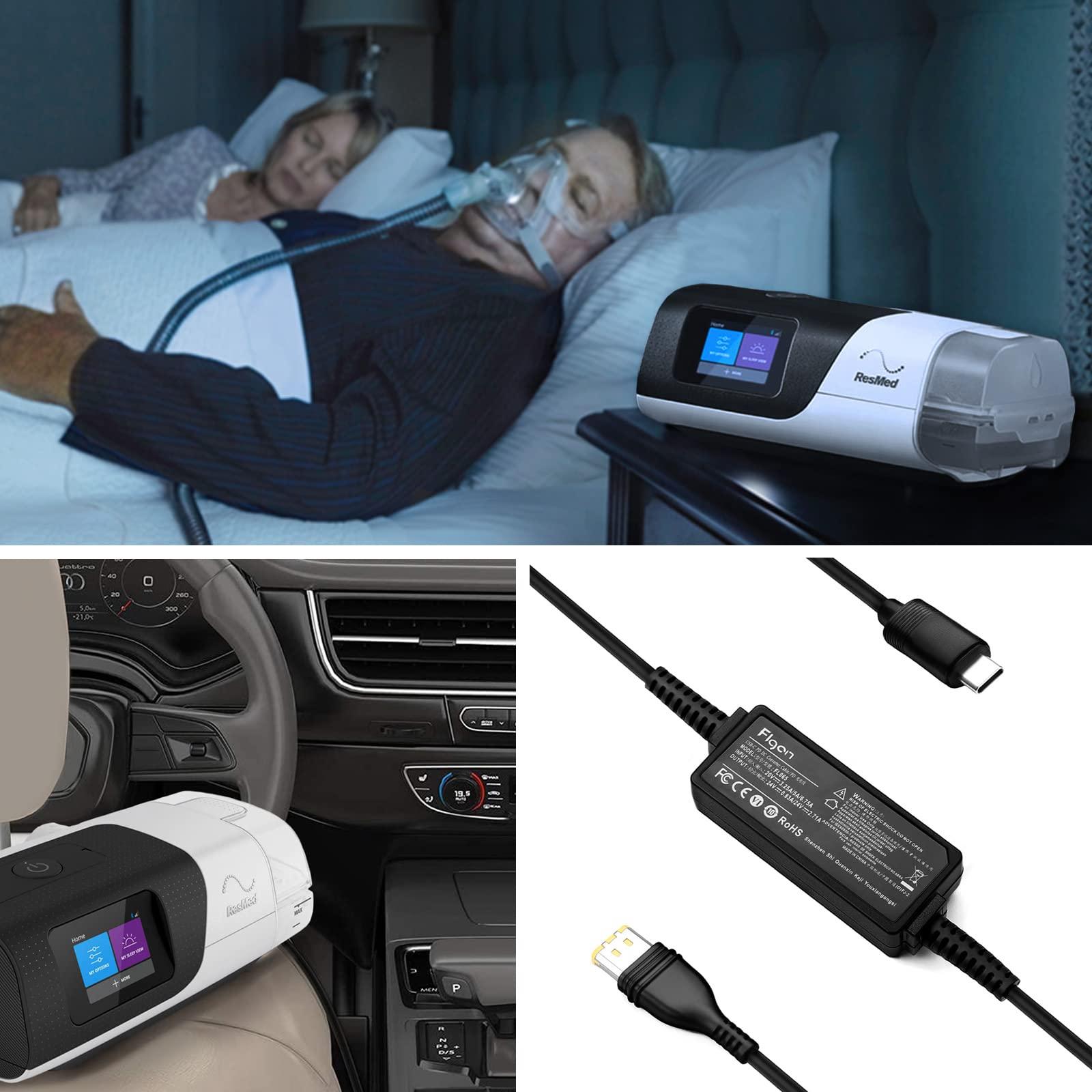 FLGAN 20V PD USB-C Power Supply for ResMed AirSense 11 Air 11 Airmini 65W 20W ResMed CPAP Charger DC Coverter Cable