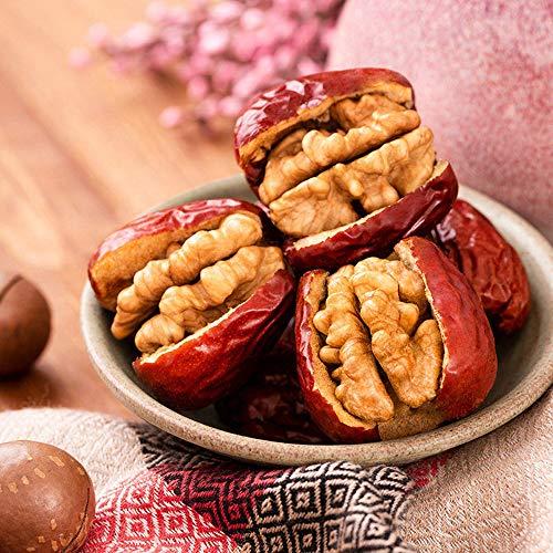 SZSSS Specialty Food Sweet Red Dates Jujube with Crisp Walnut 200g/7.1oz
