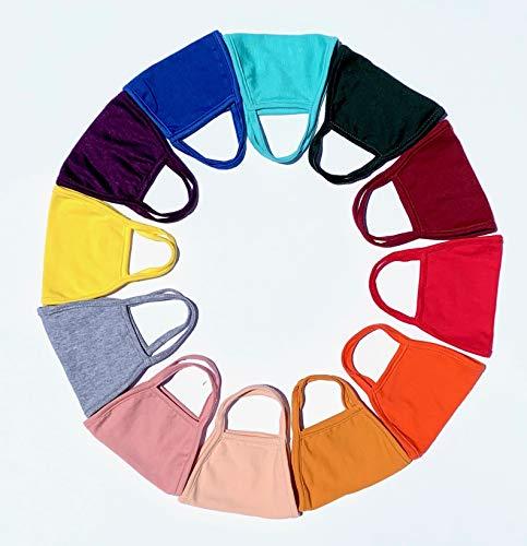 Generic Made in USA Face Masks | Washable and Reusable | 2 Ply 100% Cotton | Regular Size (Dusty Pink (Child))