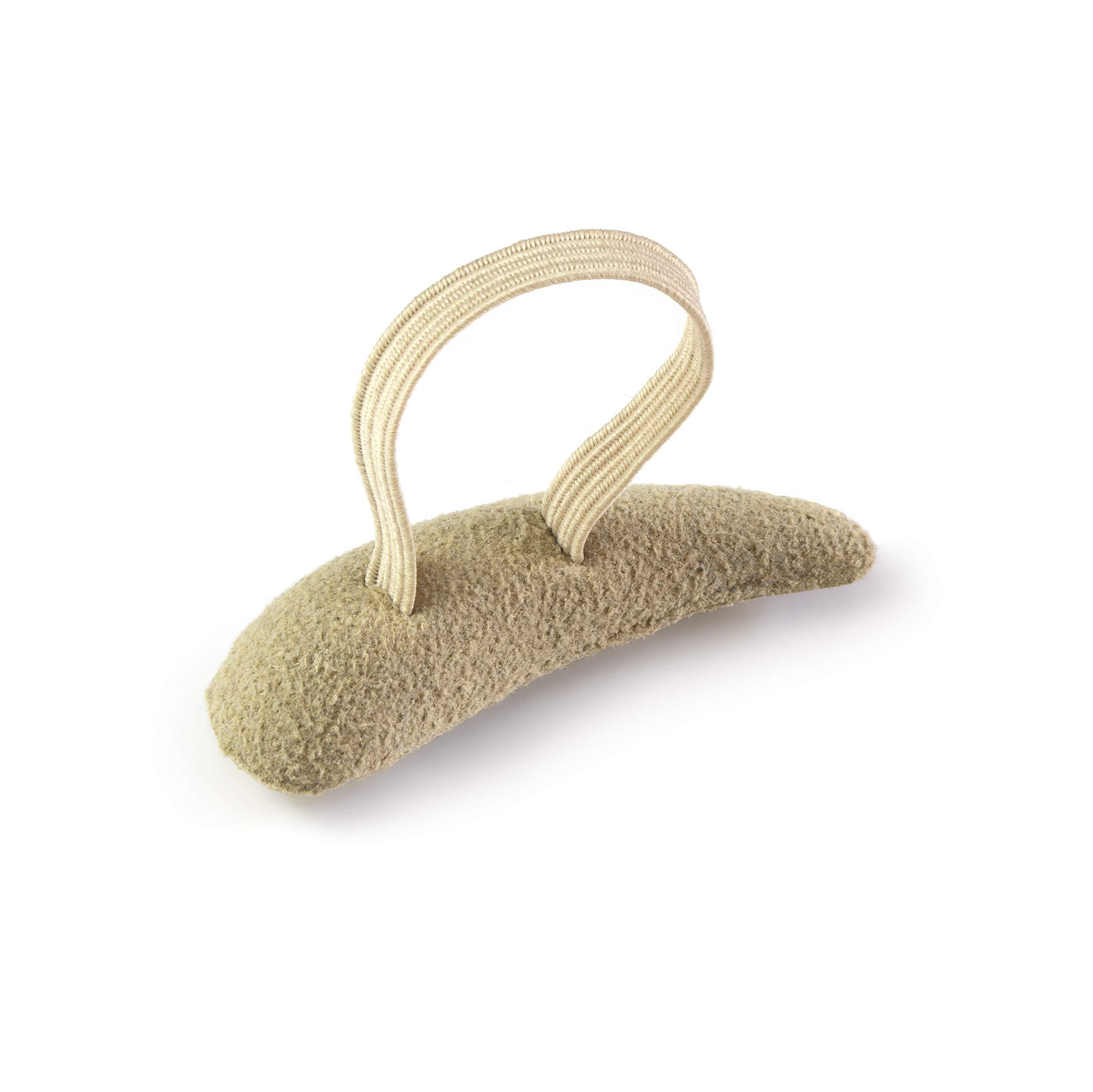 Steins Steins Hammer Toe Crest Cushion and Buttress Pad Reduces Pressure from Calluses and Hammer Toes, Small Right, Beige, 3 Count