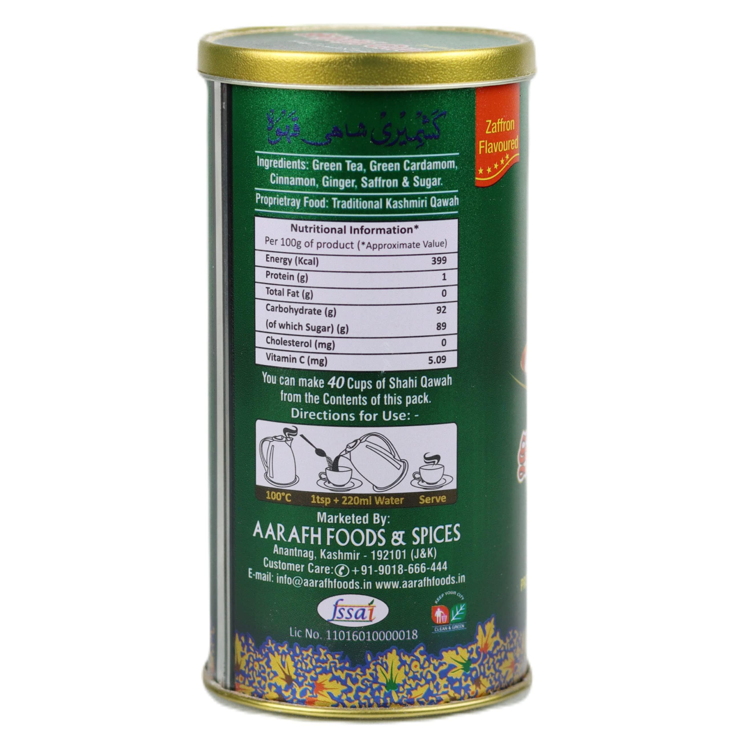 Aarafh Aarafh Shahi Kashmiri Qawah (Kahwa) Tea, 500 GM (250 GMx2) Combo