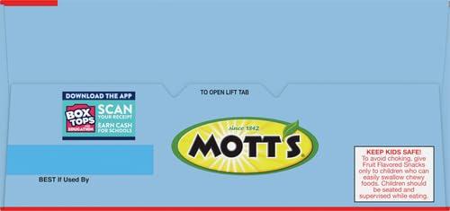 Mott's Mott\'s Fruit Flavored Snacks, Assorted Fruit, Gluten Free Snack, Family Pack, 40 Ct, 32 oz