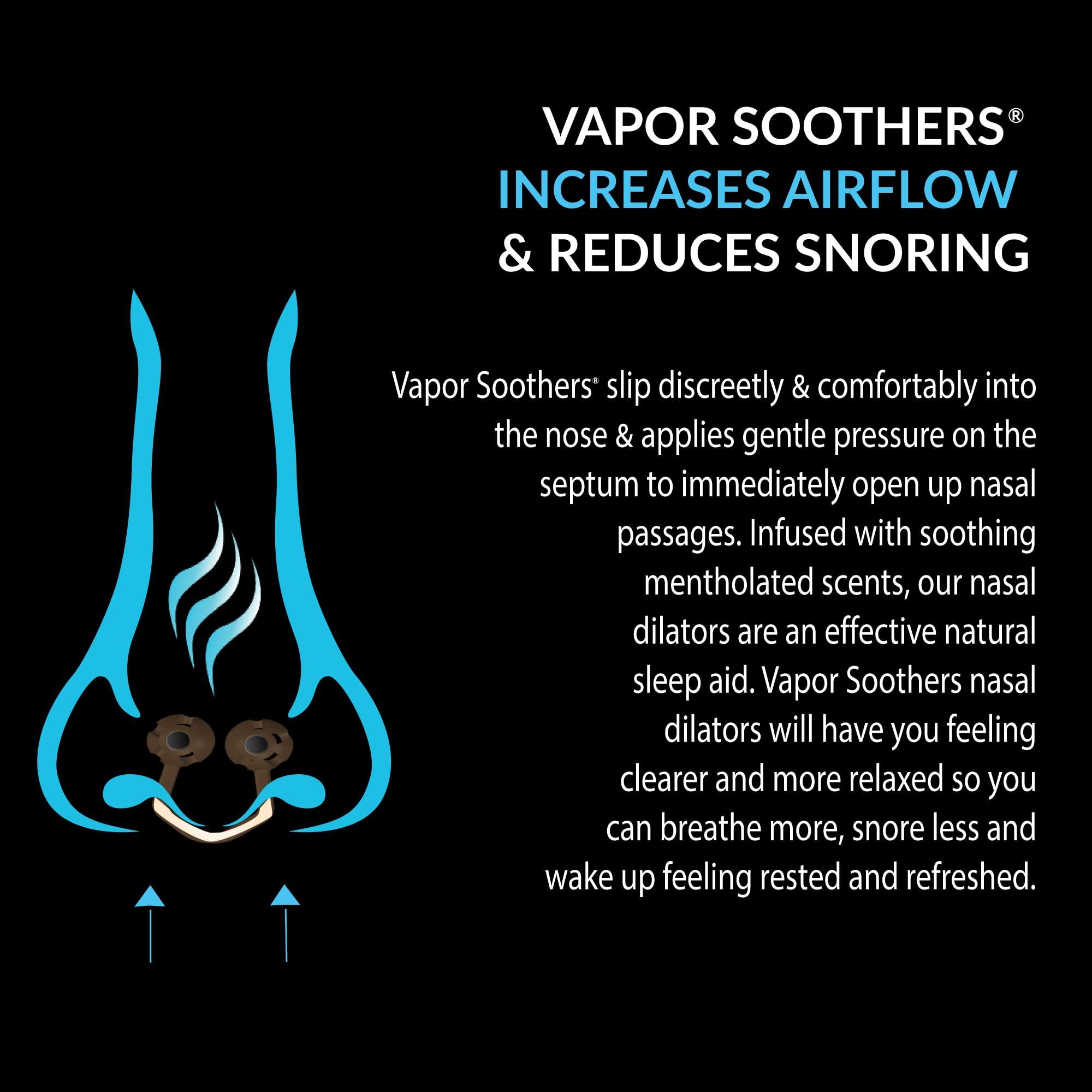 Vapor Soothers Vapor Soothers Nasal Dilator Clips, Instant Nasal Congestion Relief, Peppermint, 28 Count (4 Pack), Drug-Free