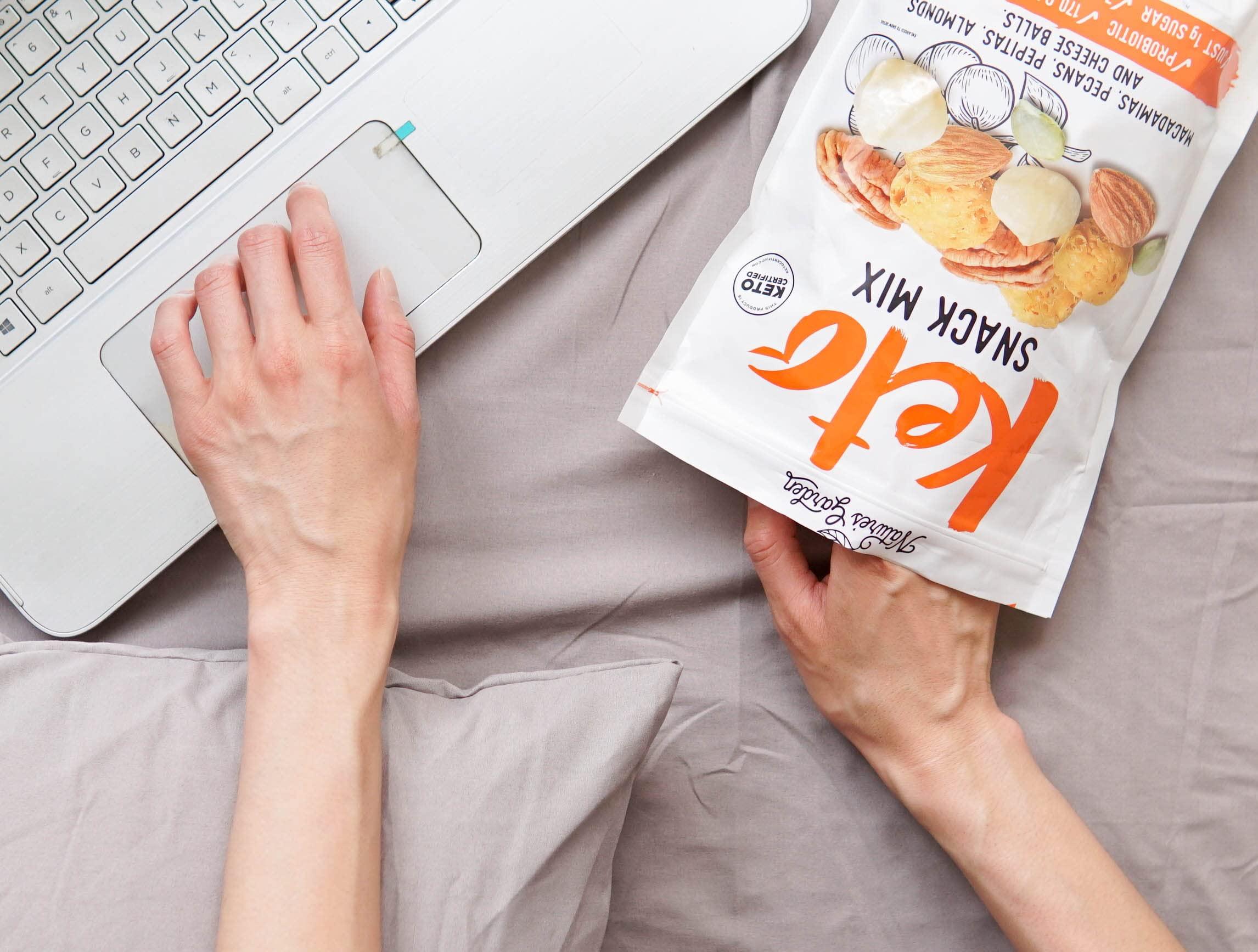 Nature's Garden Nature’s Garden Keto Snack Mix - Probiotic Cheese Balls, Crunchy Keto Snack, Keto Snack Mix, Low Carb, All Natural, Heart Healthy Nuts – 40 Oz Bag (Pack of 1)