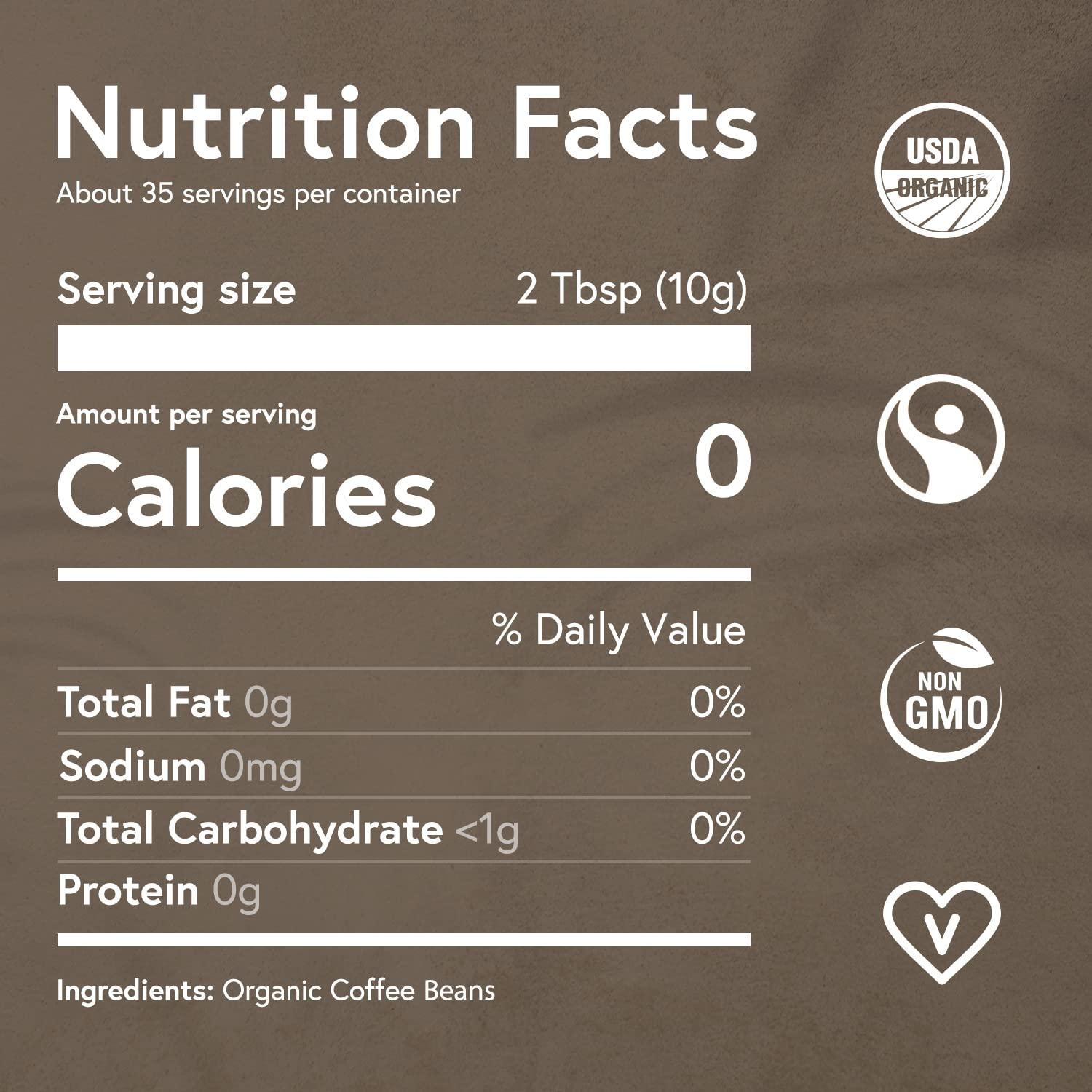 Fabula Fabula Coffee Light Roast Whole Beans - Organic - Low Acid - Single Origin - Non-GMO - Mold Free - 12 Ounces