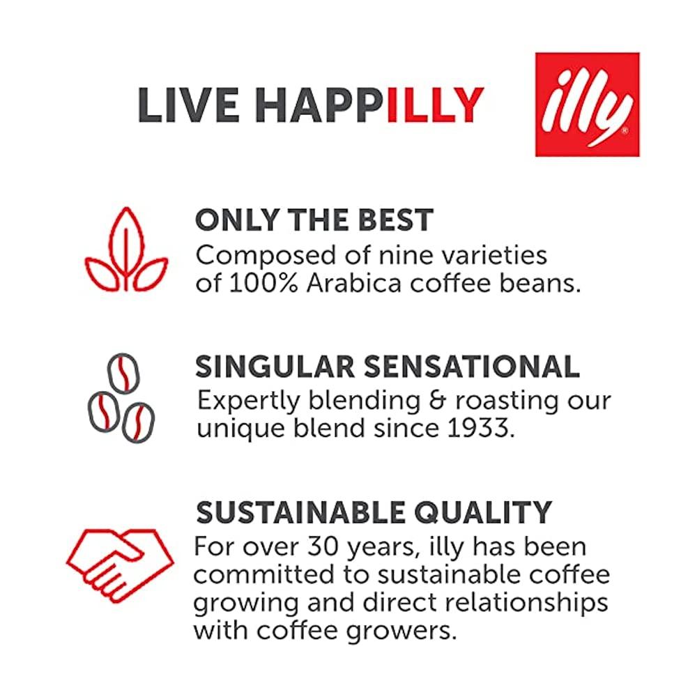 Illy illy Ready To Drink Coffee Latte Macchiato Cold Brew Cans - 100% Arabica Coffee - Smooth & Refreshing Taste - Convenient, Easy to Carry Coffee Drink with Milk 8.5 oz., 12 Pack
