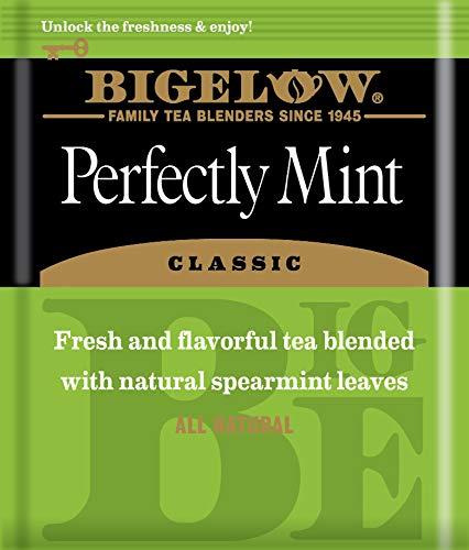 Bigelow Bigelow Tea Perfectly Mint Black Tea, Caffeinated Spearmint Tea, 20 Count Box (Pack of 6), 120 Total Tea Bags