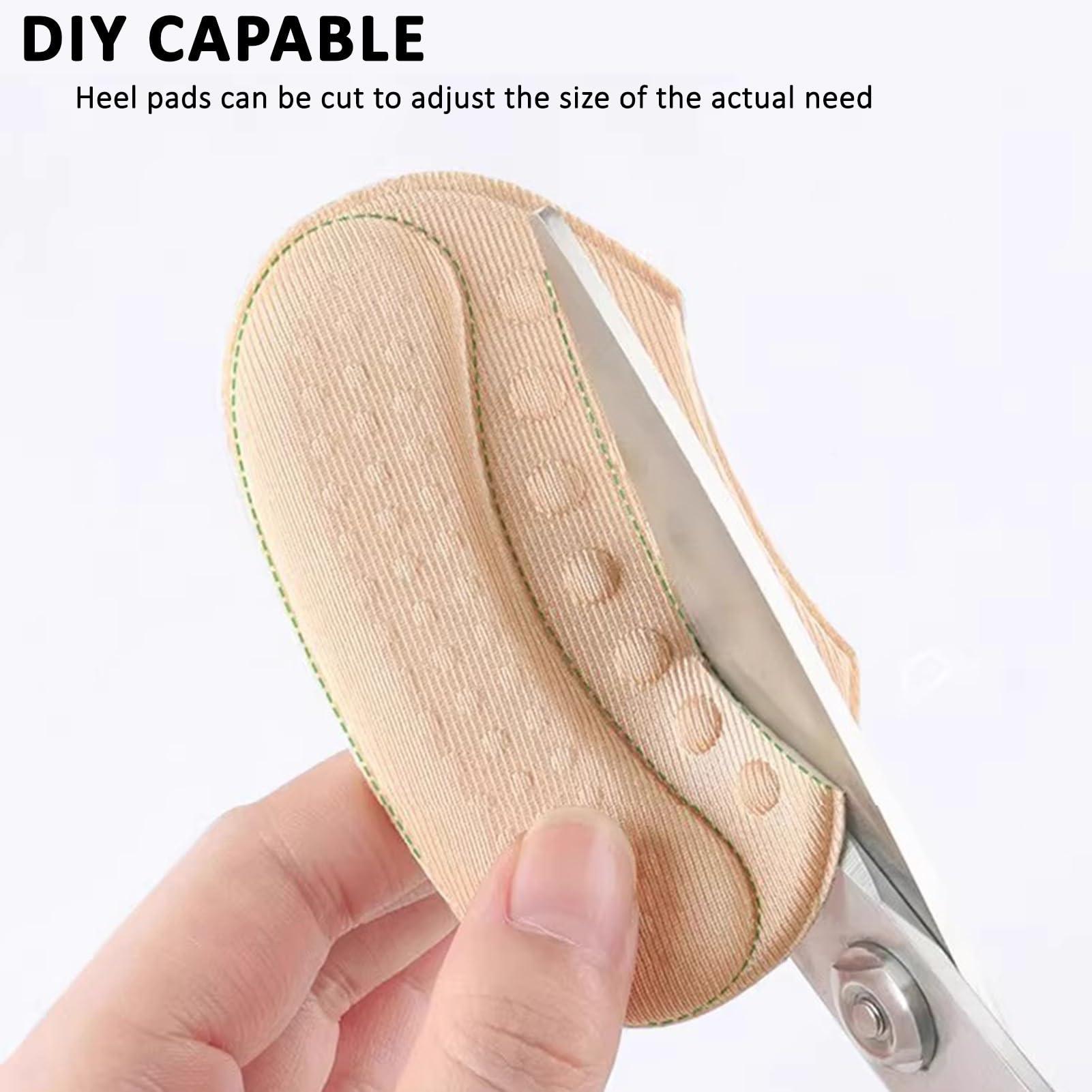 SAFWELAG Heel Pads for Shoes Cuttable Back of Heel Cushion InsertsHeel Pads Improved Shoe Fit and Comfort,Prevent Heel Slip and BlisterReusable (Color : Black, Size : 20pcs)