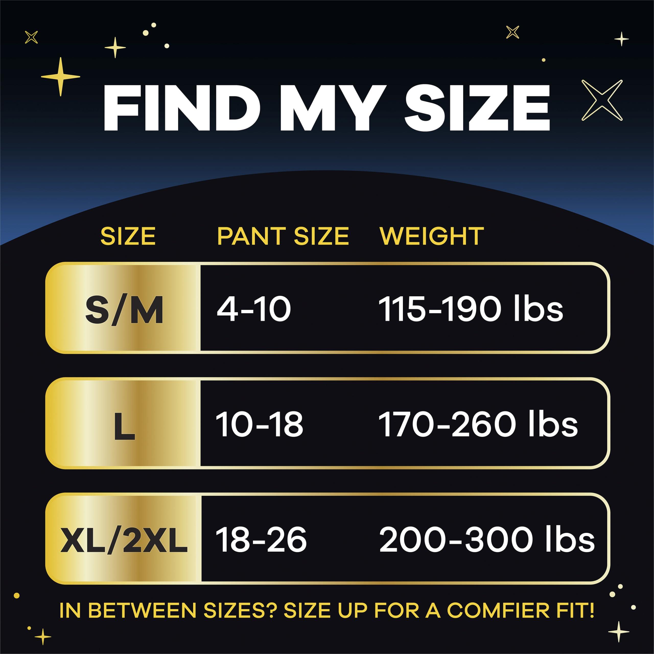 Always Always ZZZ Overnight Disposable Period Underwear for Women Size XL-2XL, 360 Coverage for Worry-Free Nights and Comfortable Sleep Period Protection, 7 Count x 2 Pack (14 Count Total)