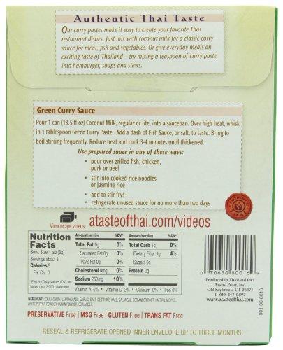 A Taste of Thai A Taste of Thai, Green Curry Paste, 100g