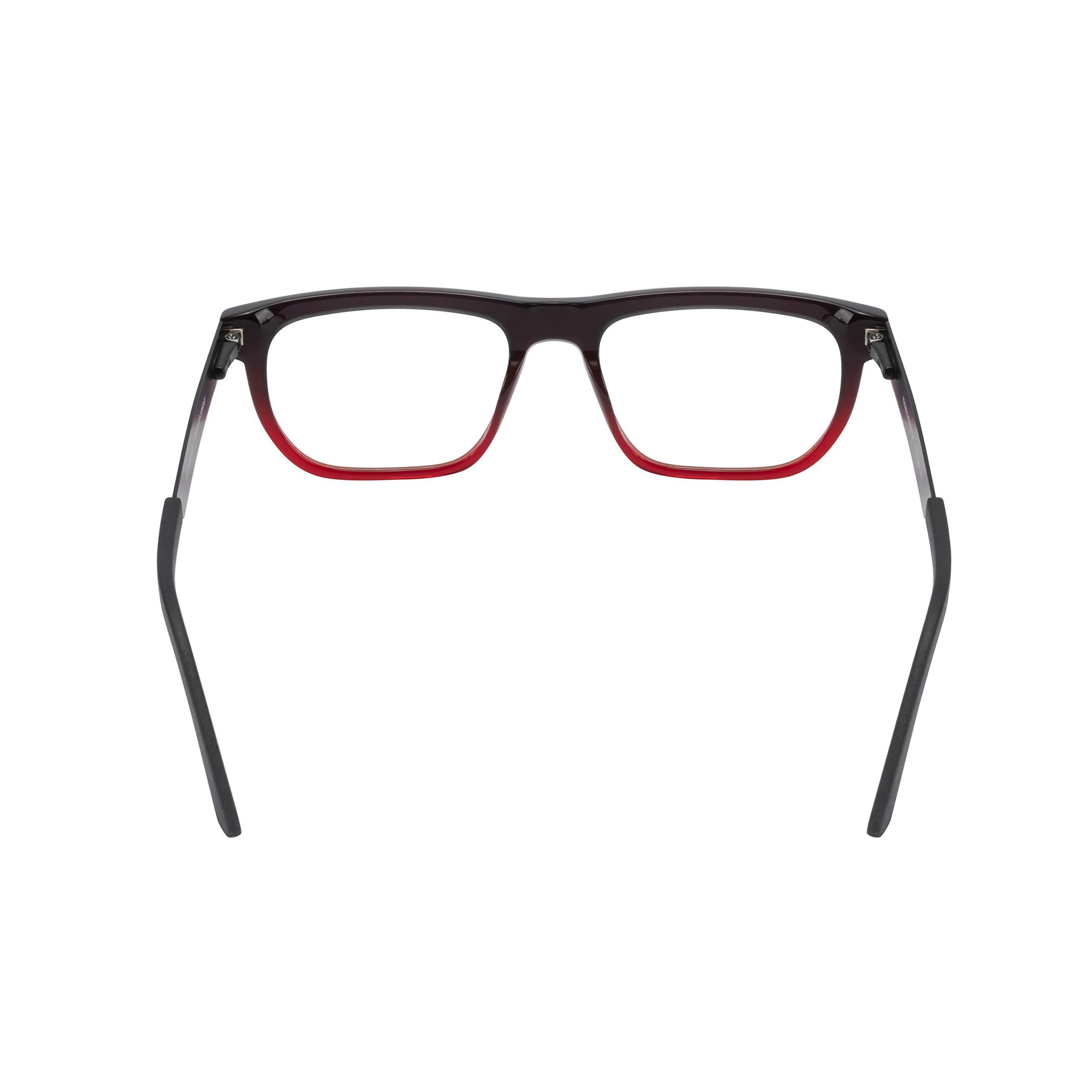 HyperX HyperX Spectre Stealth - Youth 10+ Gaming Eyewear, Blue Light Blocking Glasses, UV Protection, Acetate Frame, Stainless Steel Temples, Crystal Clear Lenses, Microfiber Bag, Hard Case Square Red