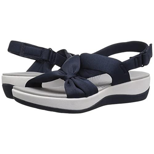 Optigard Women\'s Flat Orthopedic Arch Support Reduces Pain Comfy Sandal, Casual Non-Slip Comfy Adjusting Ankle-Strap Beach Walking Sandals with Arch Support (12,Blue,Female)