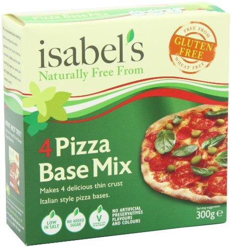 Isabels Isabels Brazilian Flavours Gluten and Wheat Free Pizza Mix 300 g (Pack of 4)