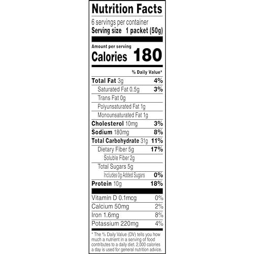 Quaker Quaker Instant Oatmeal, Protein Apple Cinnamon, No Sugar Added, 4 Pack, 42 Oz (24 Count of 1.76 Oz packets)