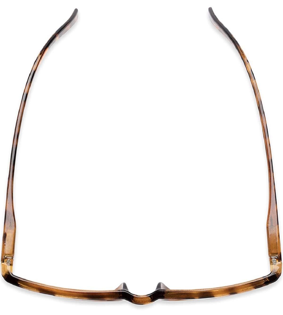 Incredible Bargains The Vancouver Unisex Vintage Retro Square BIFOCAL Readers + 1.25 Tortoise